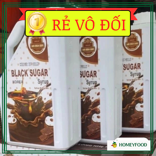 Siro đường đen Hàn Quốc can 2kg