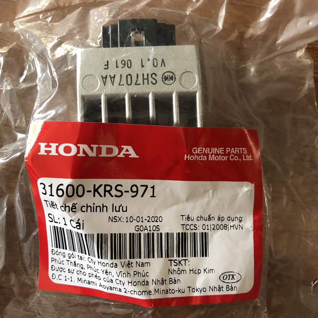 Nạp (Tiết Chế Chỉnh Lưu) Dream, Wave A 100 Honda (31600KRS971)