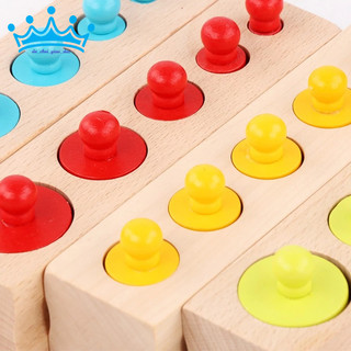 Bộ trụ có núm màu mini