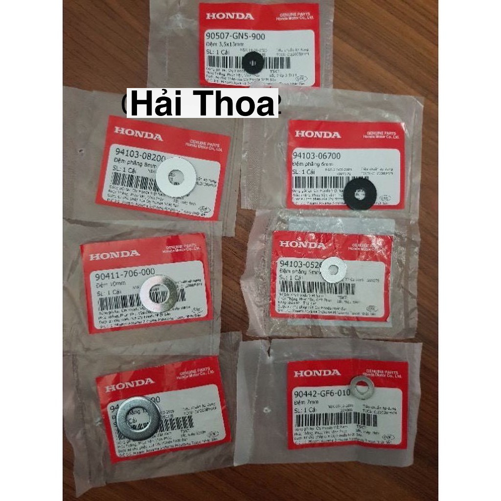 Long đen (đệm phẳng) các cỡ Zin