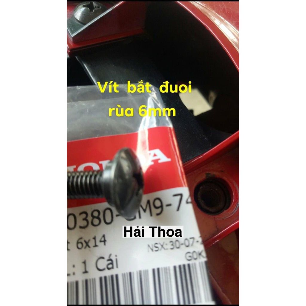 Vít bắt đuôi rùa (mui rùa) Wave, Zx Honda ( 1 Con )