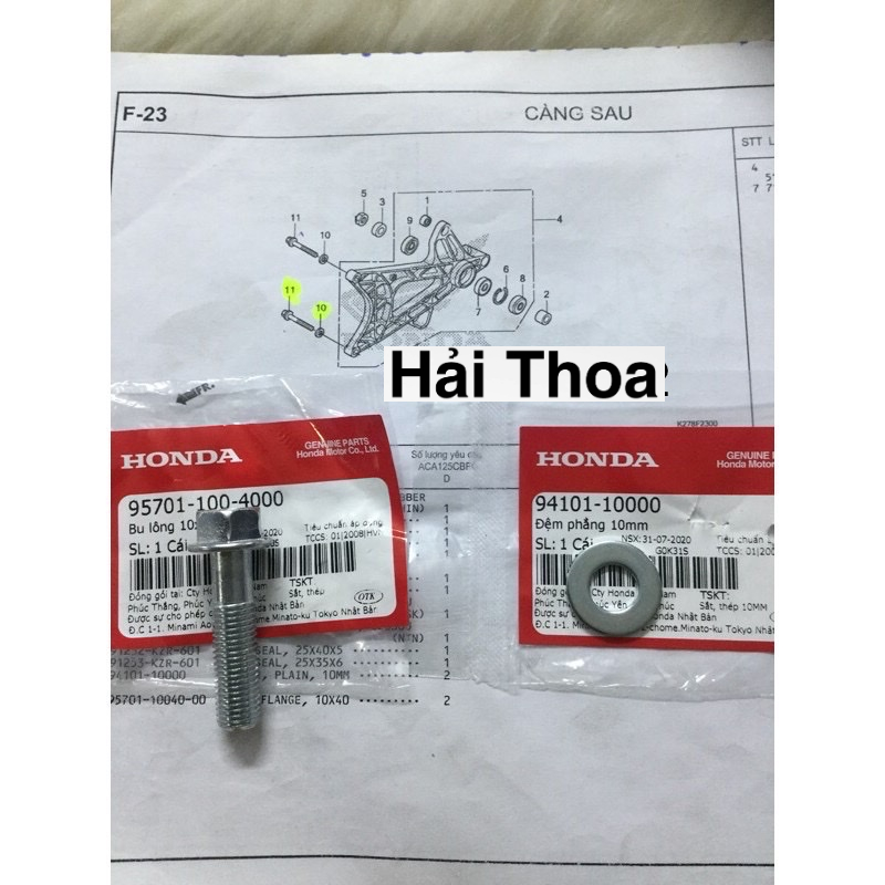 ốc gác và long đền Xe Ga Honda