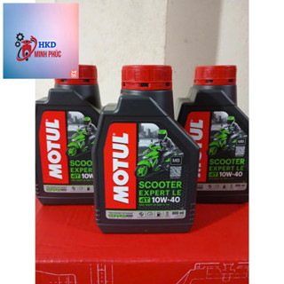  COMBO 10 Chai Dầu nhớt xe tay ga MOTUL SCOOTER EXPERT LE 4T 10W40 0.8L 