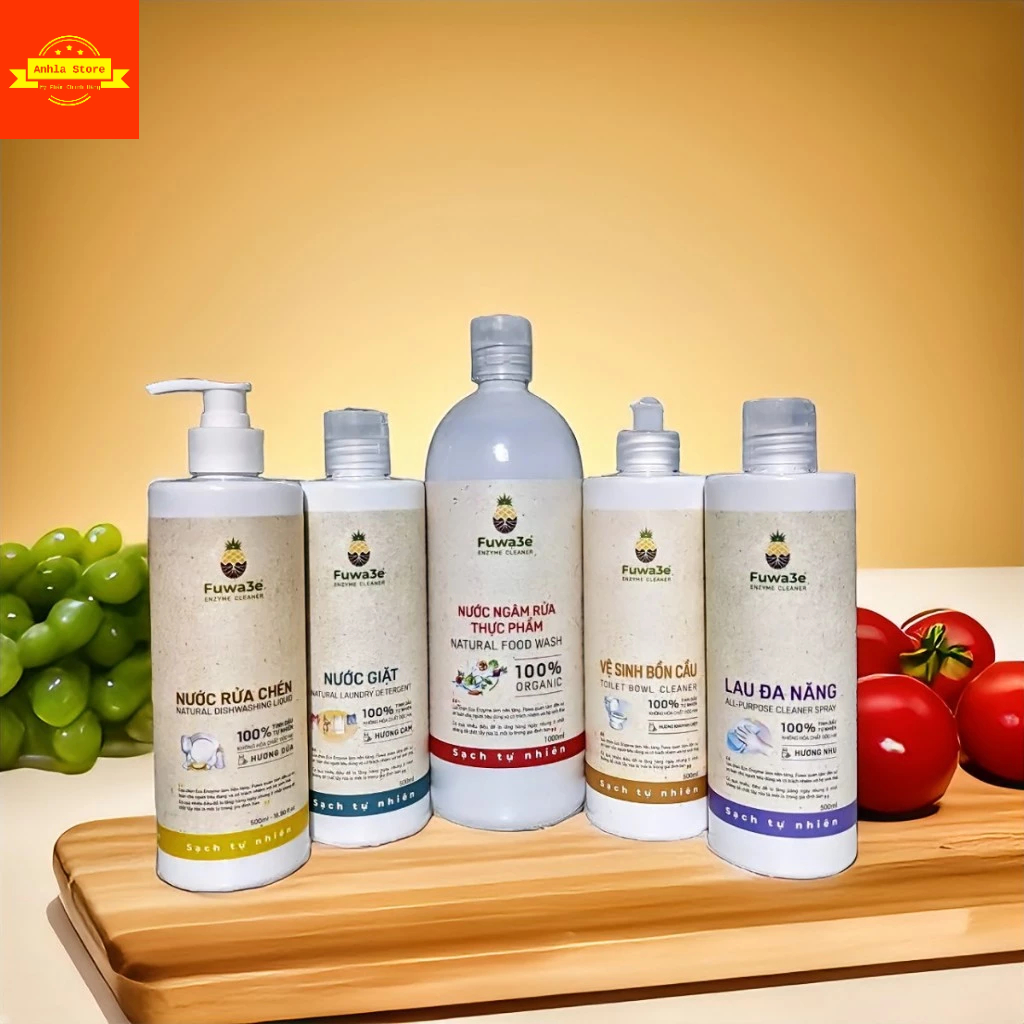Fuwa3e, Bộ Sưu Tập Nước Rửa Sinh Học Fuwa3e , Chiết Xuất Enzym Dứa