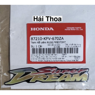 Tem Nổi Yếm Dream Honda ( 87210KFV670ZA )
