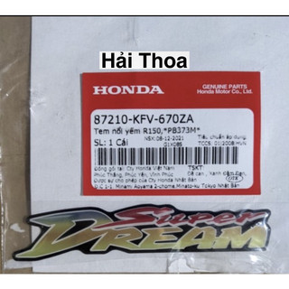 Tem Nổi Yếm Dream Honda ( 87210KFV670ZA )