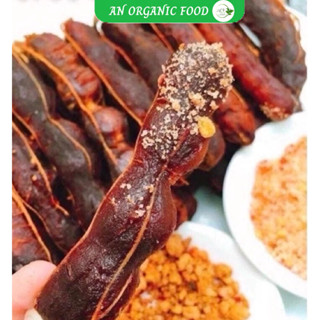 Me thái sấy dẻo không đường chua chua ngọt ngọt kèm muối tôm, me lào muối ớt 500gr, AN Organic Food