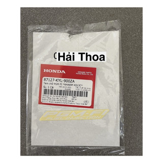 Tem chữ PGM FI Đen, Đỏ Honda ( 87127KYL900ZA )