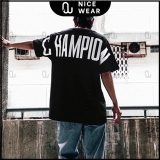 Áo Thun Champion Hot Trend 2024 Unisex Nam Nữ - 100% Cotton Co Dãn 2 Chiều - Hàng Đầy Đủ Tem Tag - Nice Wear