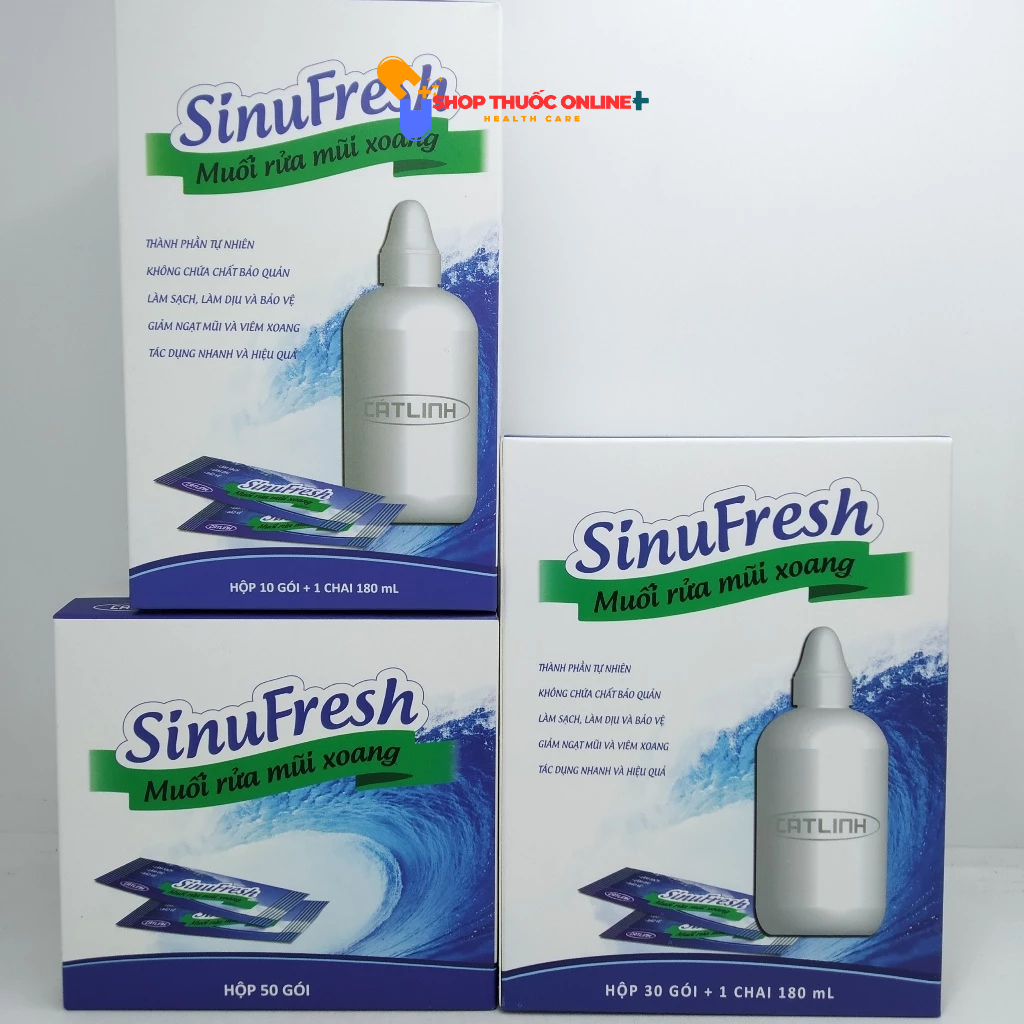 Muối rửa mũi xoang SinuFresh Cát Linh