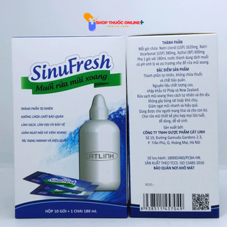 Muối rửa mũi xoang SinuFresh Cát Linh