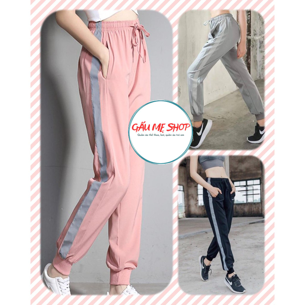 QUẦN JOGGER NỮ VẢI DÙ CỰC CHẤT