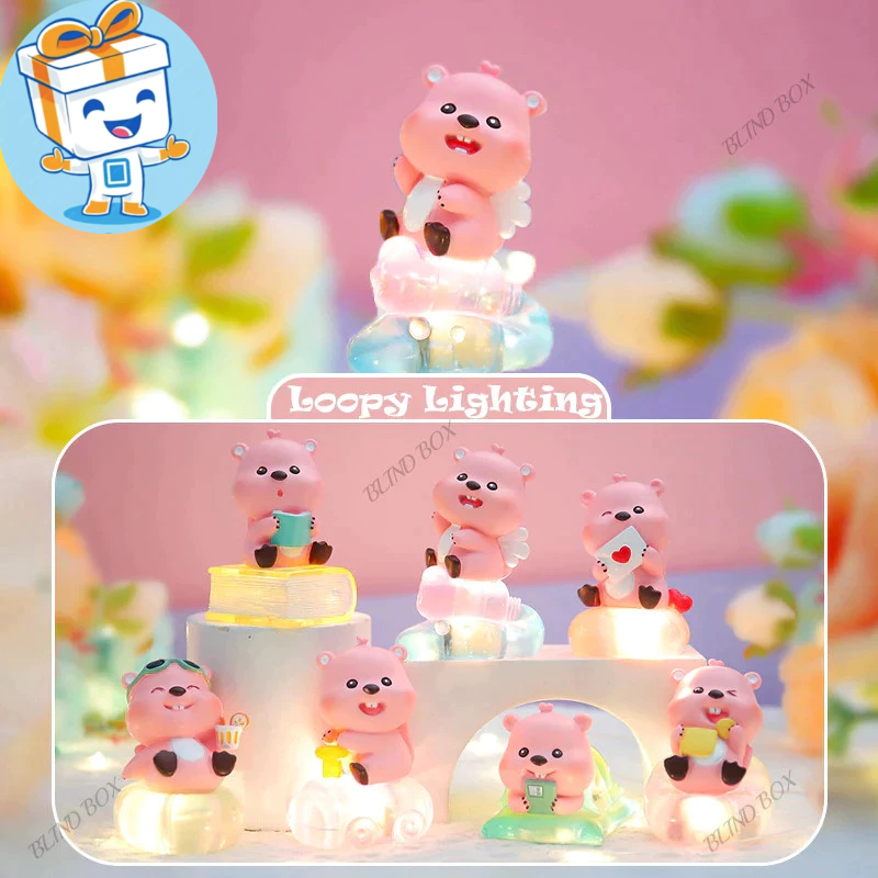 LOOPY LIGHTING - Sưu tầm quà tặng đồ chơi BLIND BOX hộp mù minh tinh hải ly loopy nhỏ bé đáng yêu