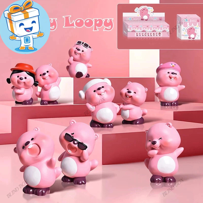 HAPPY LOOPY - Đồ chơi BLIND BOX HỘP MÙ sưu tầm tượng mô hình chú hải lý loopy nổi tiếng dễ thương