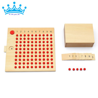 Bảng phép nhân, phép chia - Multiplication Division Bead Board