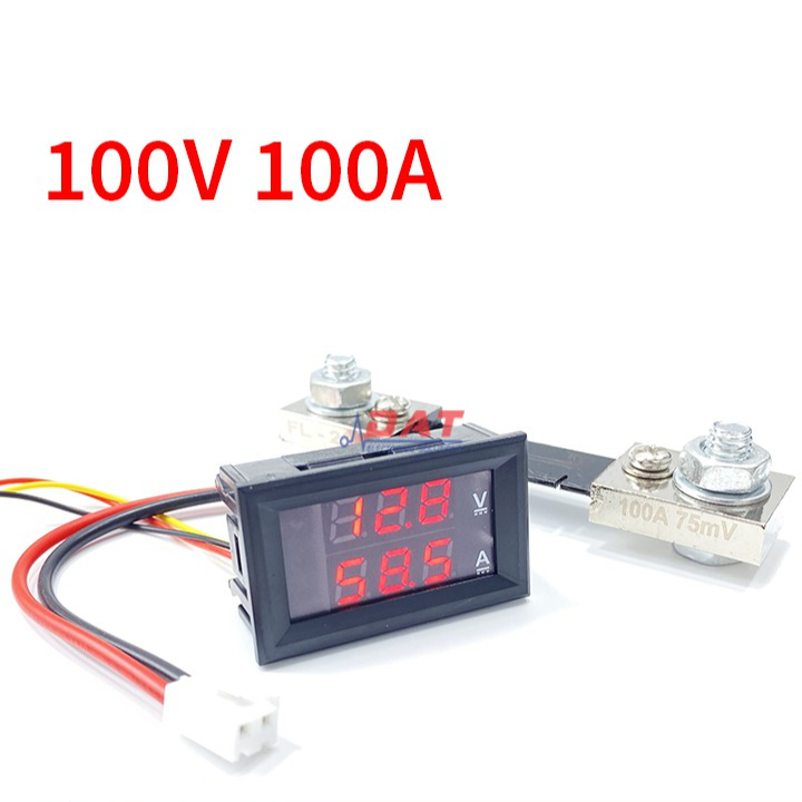Đồng hồ đo áp và dòng DC - 100A