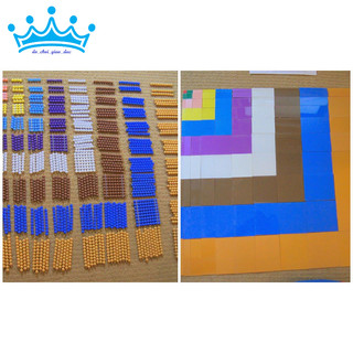Thập thức Montessori - Decanomial Square