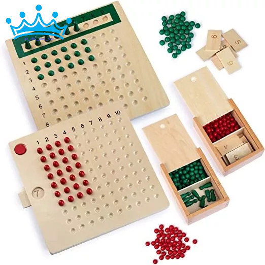 (Bản quốc tế) Bảng phép nhân, phép chia - Multiplication Division Bead Board