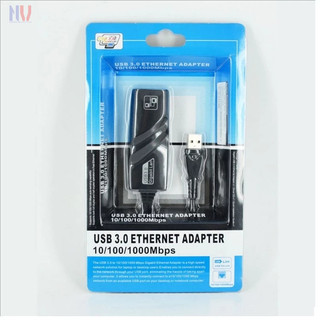 Cáp chuyển USB 3.0 sang LAN Gigabit Ethernet 10/100/1000Mbps - Đầu USB hoặc Type-C