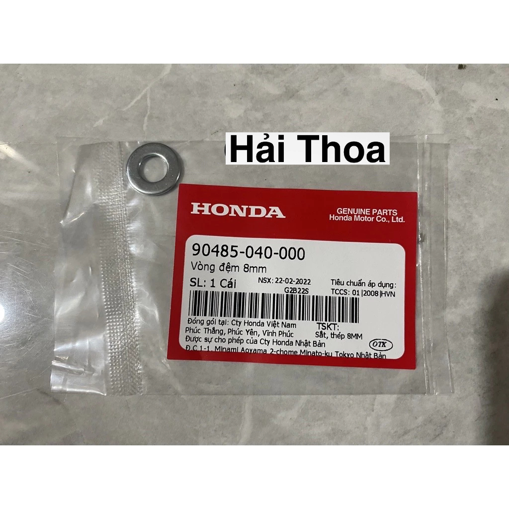 Long Đen Chỉnh Côn ( Vòng đệm 8mm ) Honda ( 90485040000 )