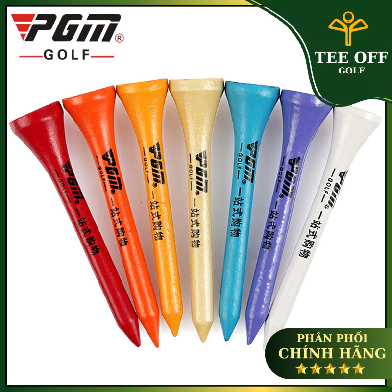 Tee Golf Gỗ Nhiều Màu - PGM QT003