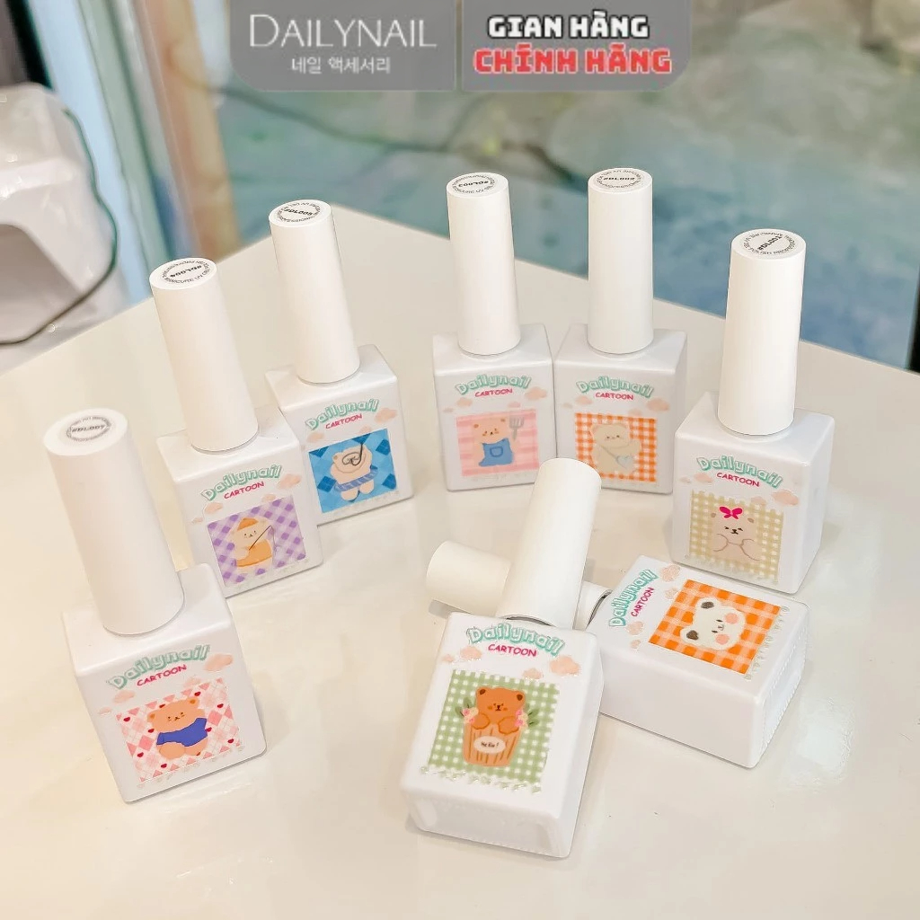 Sơn Gel Cartoon Pastel Dailynail 8 màu (Lẻ màu)