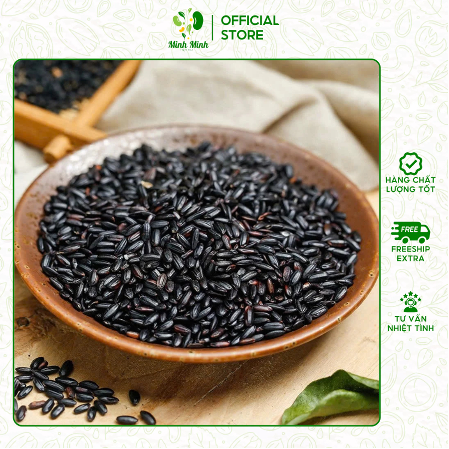 Gạo Lứt Đen, Gạo Lứt Đen Dẻo, Gạo Lứt Giảm Cân Ăn Kiêng, Tốt Cho Sức Khỏe, Giàu Dinh Dưỡng 500g - 1kg