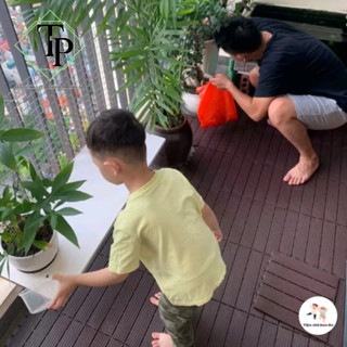 Tấm nhựa chống trơn trượt , thảm nhựa chống trơn nhà tắm, sân vườn, bạn công bể bơi kt 30x30 cm