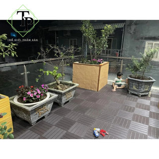 combo 80 Tầm Thảm lót sàn ban công loại dẻo  lót sân vườn ban , nhà tắm , ban công , chịu nắng mưa