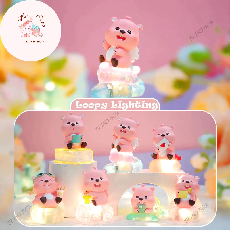LOOPY LIGHTING - Sưu tầm quà tặng đồ chơi BLIND BOX hộp mù minh tinh hải ly loopy nhỏ bé đáng yêu