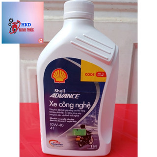   chính hãng  Dầu Nhớt Xe Công Nghệ  Xe Số  Shell Advance 10w40 SL Tiết Kiệm Nhiên Liệu 800ml và 1L 