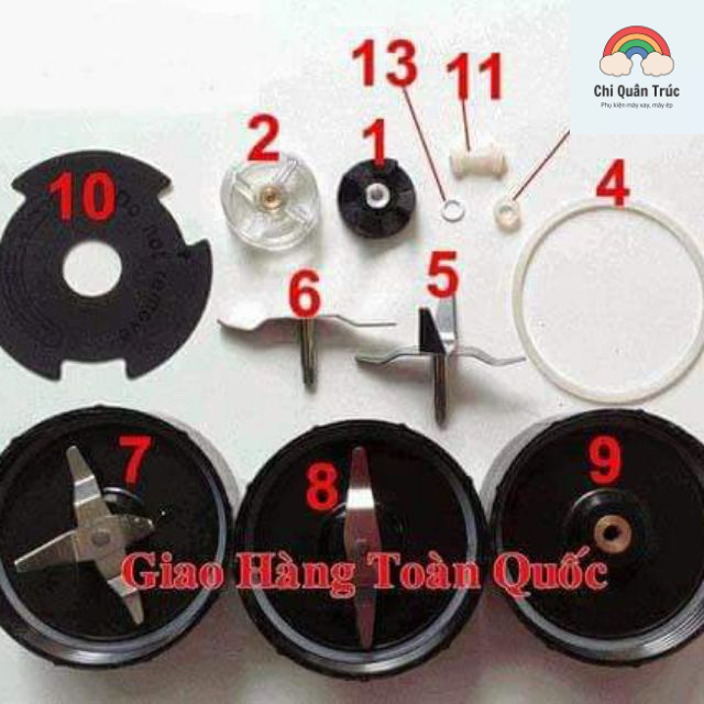 LINH KIỆN HÀNG THAY THẾ - Chi tiết số 7 Số 8 số 9  phụ kiện máy xay đa năng Magic, Kangaroo
