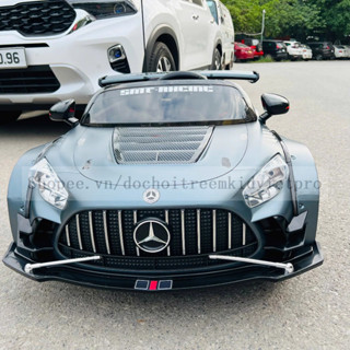 Ô Tô Điện KIDVIET-PRO Mercedes SMT-906 2 Chỗ Ghế Da, 4 Động Cơ, Tải Trọng 70KG, Kết Nối Bluetooth, Đèn Hắt Gầm Trước/Sau