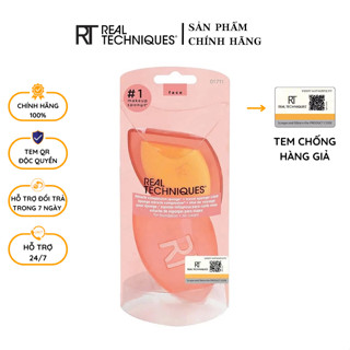 Set Bông Mút Trang Điểm Và Hộp Bảo Vệ RT REAL TECHNIQUES Miracle Complexion Sponge + Travel Case