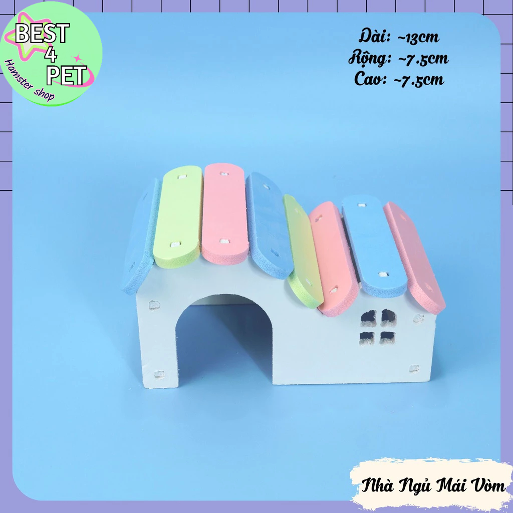 Nhà Ngủ Mái Vòm cho Hamster