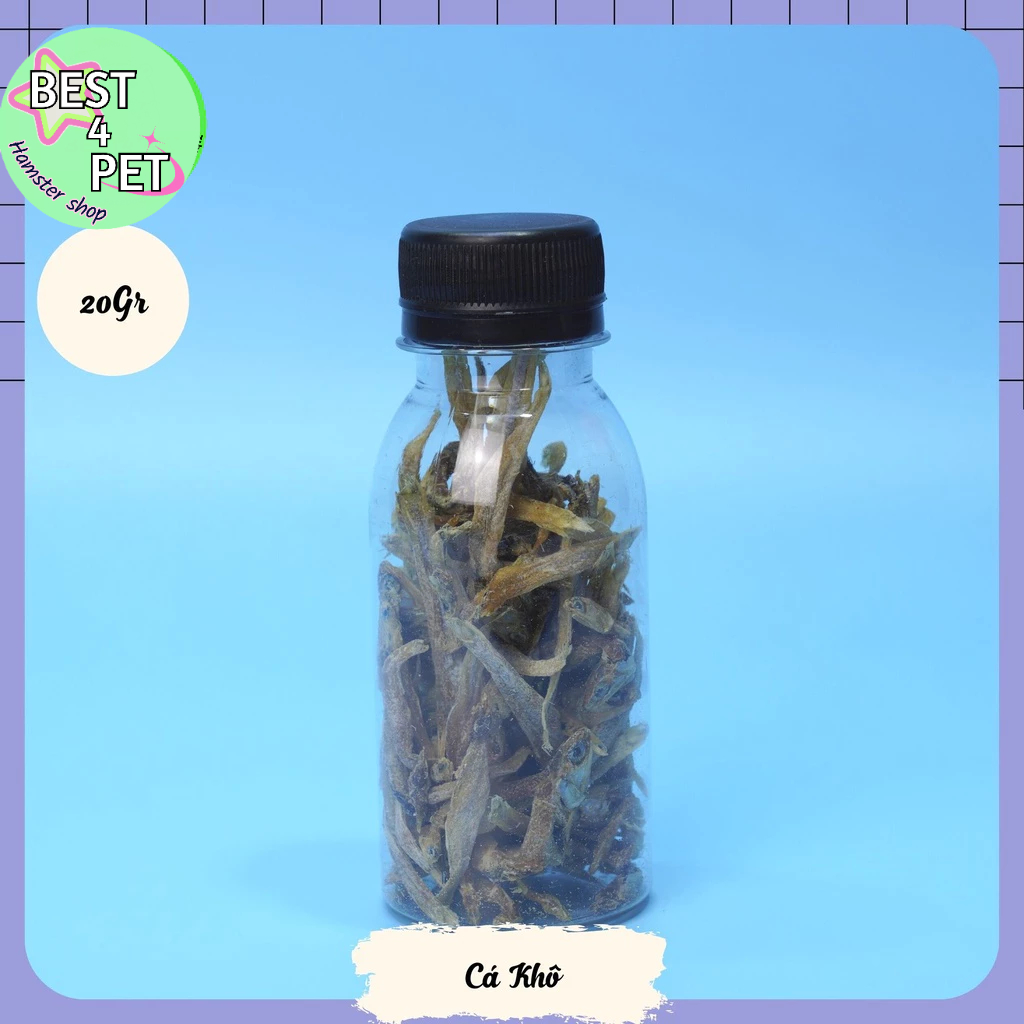 Cá Khô thức ăn hamster TÚI 25G