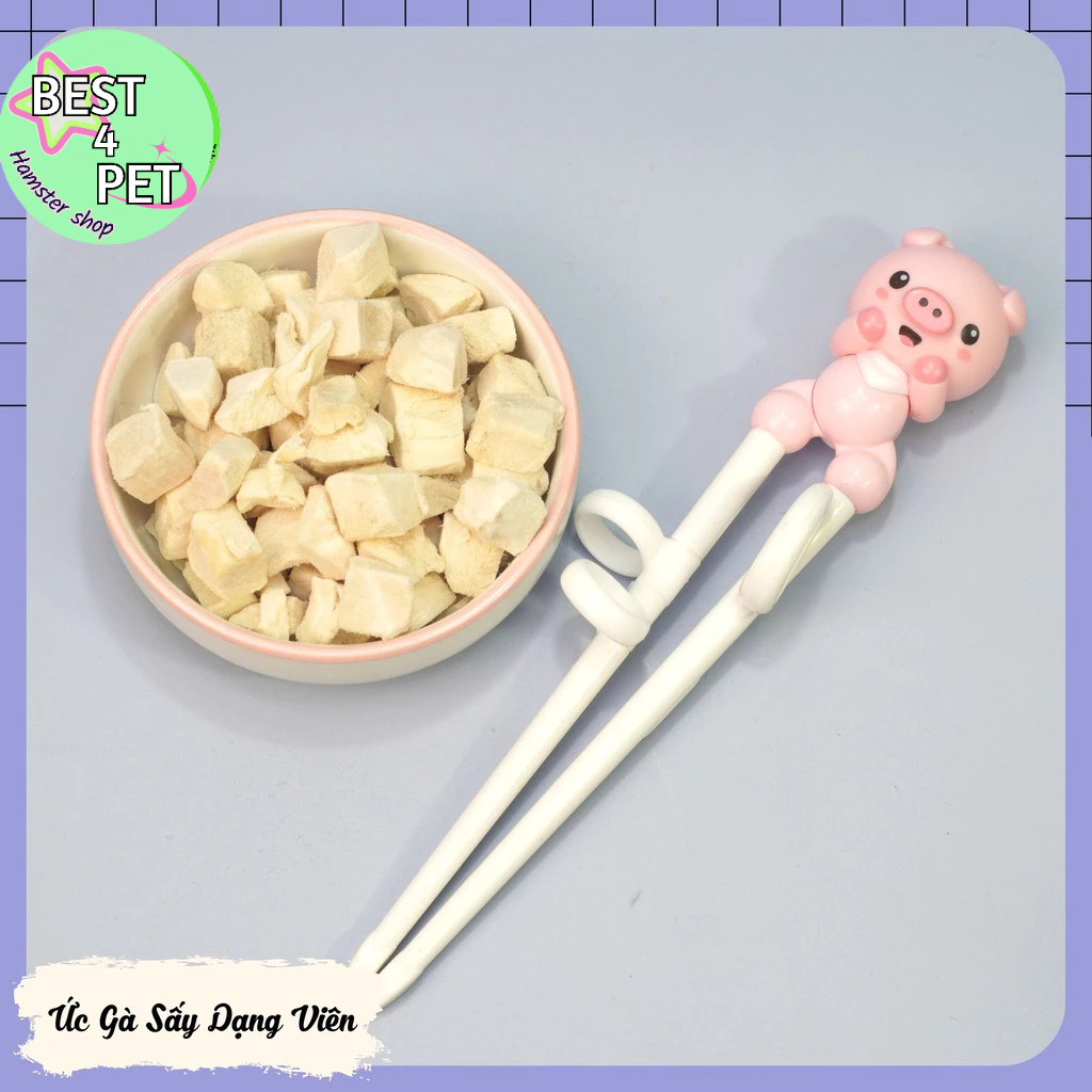 Gà viên Sấy thức ăn hamster, chó, mèo