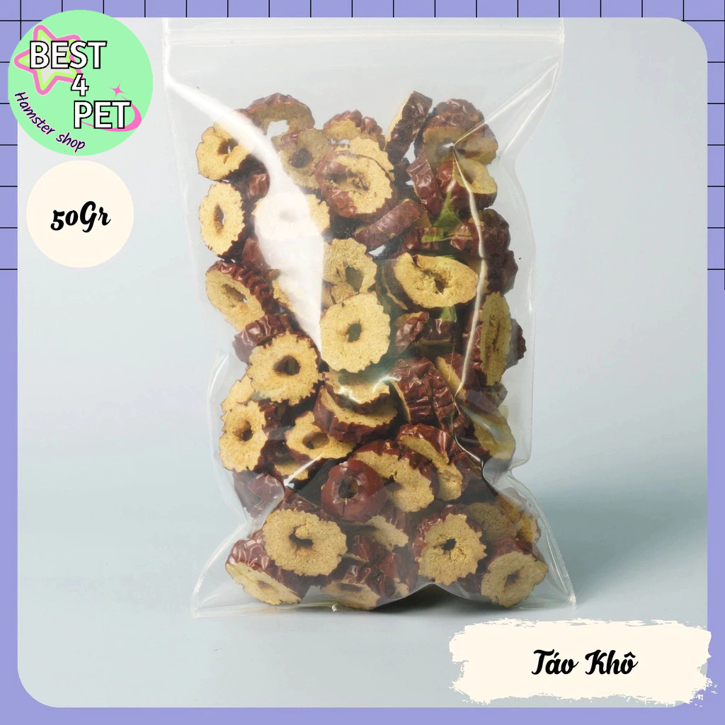Táo Đỏ Khô thức ăn hamster 50G