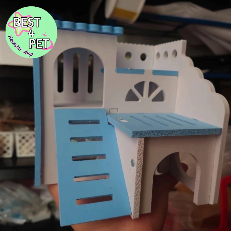 Nhà sàn gỗ ép cho hamster