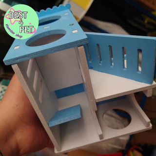 Nhà sàn gỗ ép cho hamster
