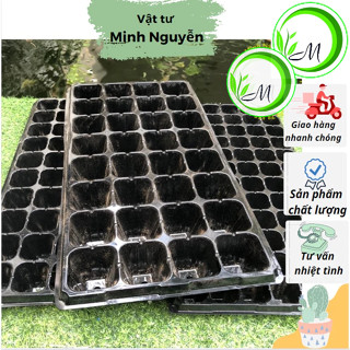 combo 10 Khay ươm hạt HÀNG ĐẸP dày 120g  vỉ ươm cây trồng đất thuỷ canh 32 lỗ 50 lỗ 72 lỗ 105 lỗ 128 lỗ 200 lỗ