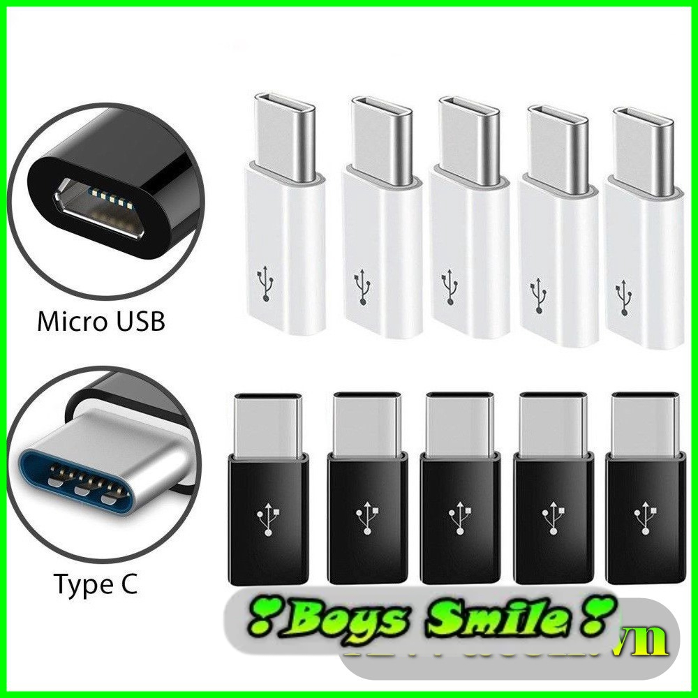 Đầu Chuyển Đổi Micro USB Sang USB Type C