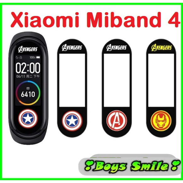 Dán hình Xiaomi Miband 4 Avengers [ Link 2 ]