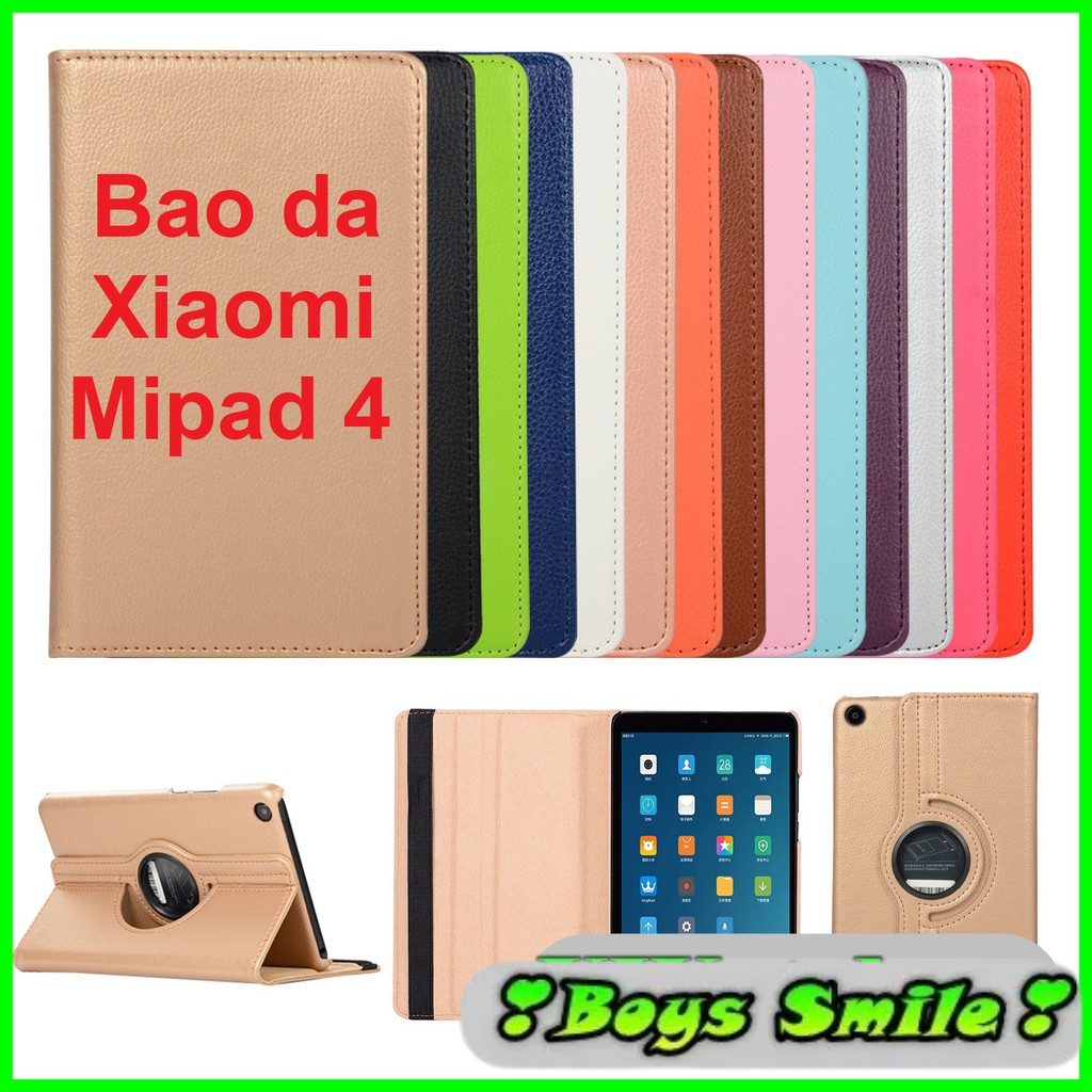 Bao da / Ốp lưng thông minh xoay 360 độ cho Xiaomi Mi pad 4 , MiPad 4 , Mi Pad 5 Mi Pad 5 pro Mi pad