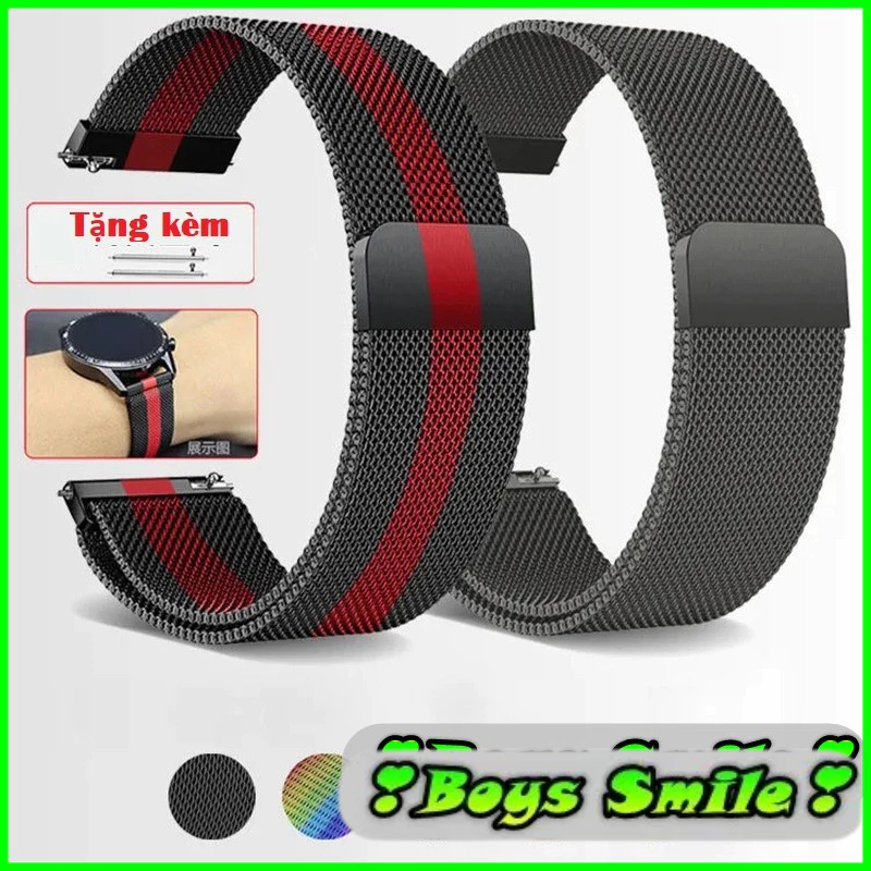 Dây đeo thép lưới khóa nam châm cho Coros Apex 42mm ,Coros Pace 2, Coros Apex 2 thép không gỉ