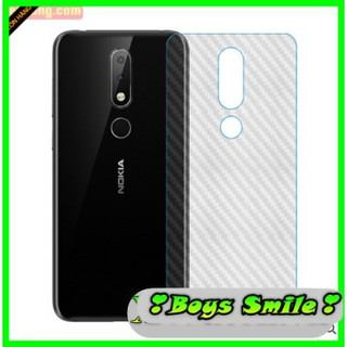Miếng dán Carbon 3D mặt lưng Nokia X6 / Nokia 6.1 Plus