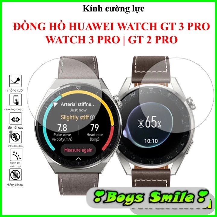 Kính cường lực đồng hồ Huawei GT 3 Pro , Huawei GT2 Pro , Huawei Watch 3 Pro