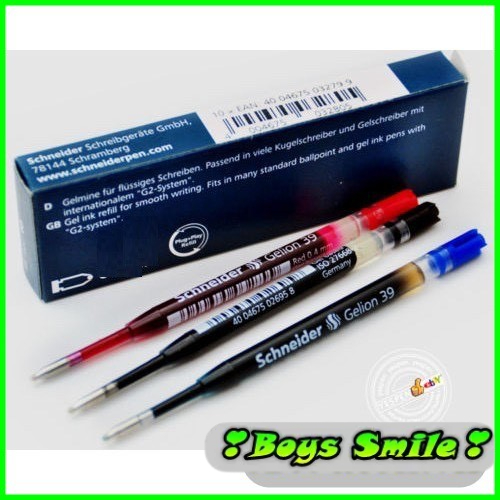 Ruột Ngòi Bút Ký Dạ Bi, Ruột Ngòi Bút KÝ Cao Cấp Parker - Xanh/Đen /Đỏ 0.5mm Schneider