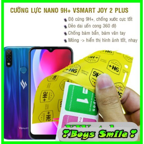Cường lực dẻo nano 9H Vsmart Joy 2+ /Joy 2 Plus
