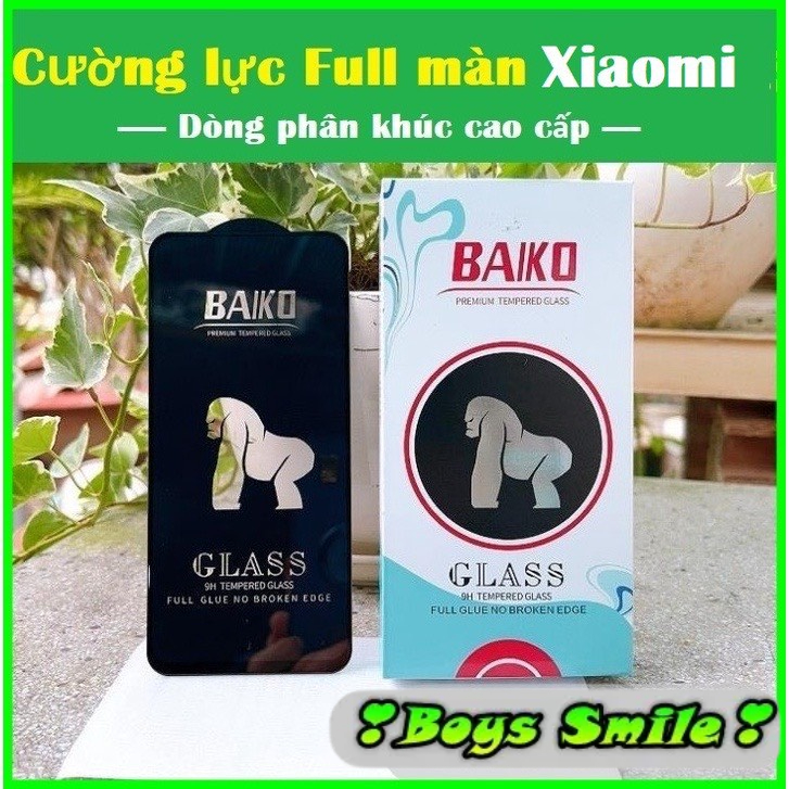 Cường lực BAIKO Xiaomi Note 11Pro Note 11Pro Note 11 Note 11S Note 10 Pro Note 10/10s Note 10 5G Note 9s/9Pro Note 8pro